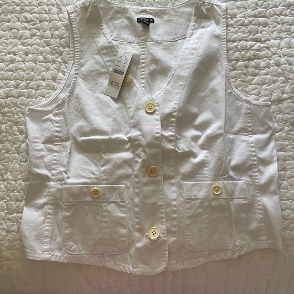 NWT J. Crew Patch-pocket Chino Vest - Picture 6 of 8